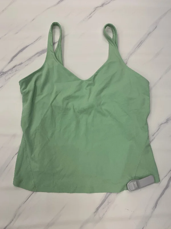 Women's Yoga Tops for Deep Stretching -Athletic Tank Top By Lululemon In Green, Size: 14