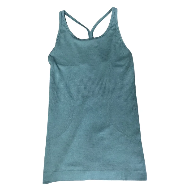 Yoga Tops for Studio Practice -Athletic Tank Top By Lululemon In Green, Size: 2