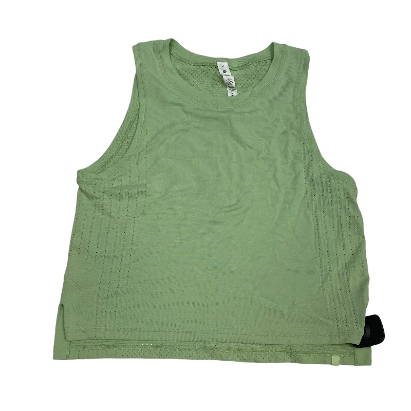 Loose Fit Yoga Tops for Relaxing Practice -Athletic Tank Top By Lululemon In Green, Size: 4