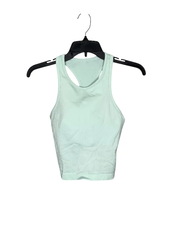 Yoga Tops for Studio Practice -Athletic Tank Top By Lululemon In Green, Size: 4