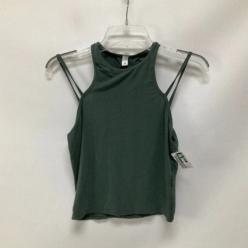 Women's Yoga Tops for Low-Impact Exercises -Athletic Tank Top By Lululemon In Green, Size: 6