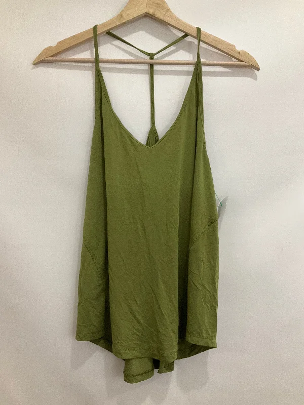 Yoga Tops for Stretching and Flexing -Athletic Tank Top By Lululemon In Green, Size: 8