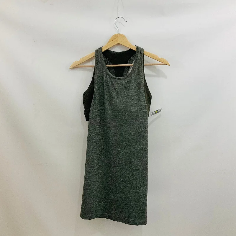 Women's Yoga Tops with Stretch Fabric -Athletic Tank Top By Lululemon In Green, Size: 8 Women's Yoga Tops with Stretch Fabric -Athletic Tank Top By Lululemon In Green, Size: 8