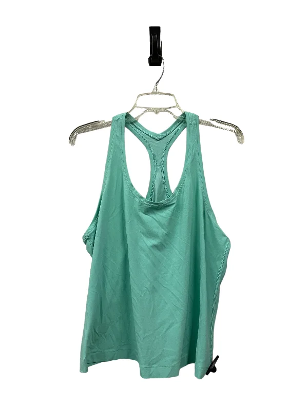Women's Yoga Tops for Outdoor Activities -Athletic Tank Top By Lululemon In Green, Size: L Women's Yoga Tops for Outdoor Activities -Athletic Tank Top By Lululemon In Green, Size: L