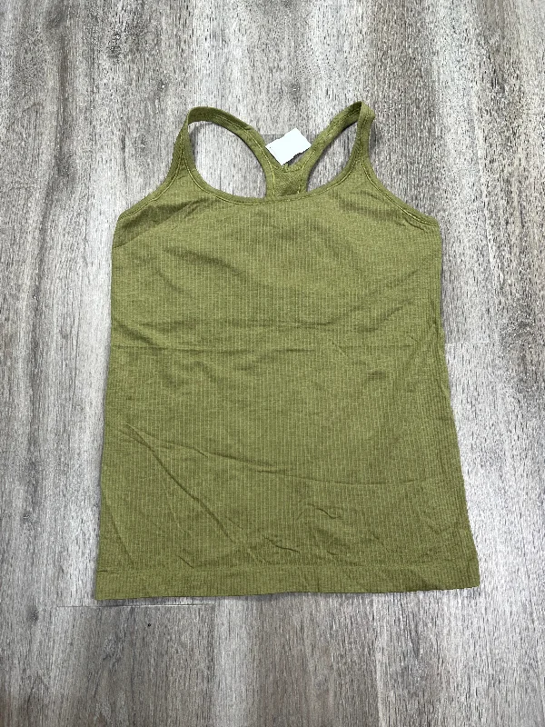 Soft Yoga Tops for Everyday Practice -Athletic Tank Top By Lululemon In Green, Size: L Soft Yoga Tops for Everyday Practice -Athletic Tank Top By Lululemon In Green, Size: L