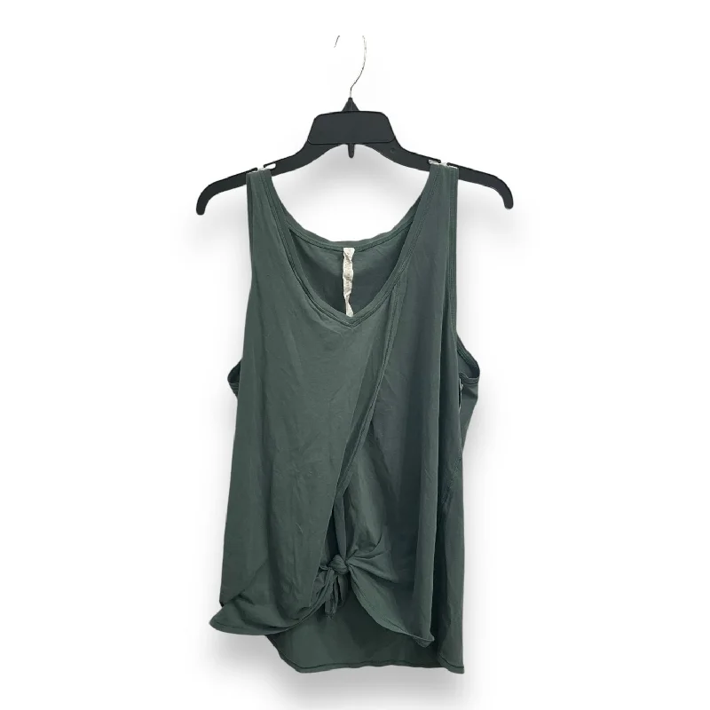 Loose Fit Yoga Tops for Relaxing Practice -Athletic Tank Top By Lululemon In Green, Size: M Loose Fit Yoga Tops for Relaxing Practice -Athletic Tank Top By Lululemon In Green, Size: M
