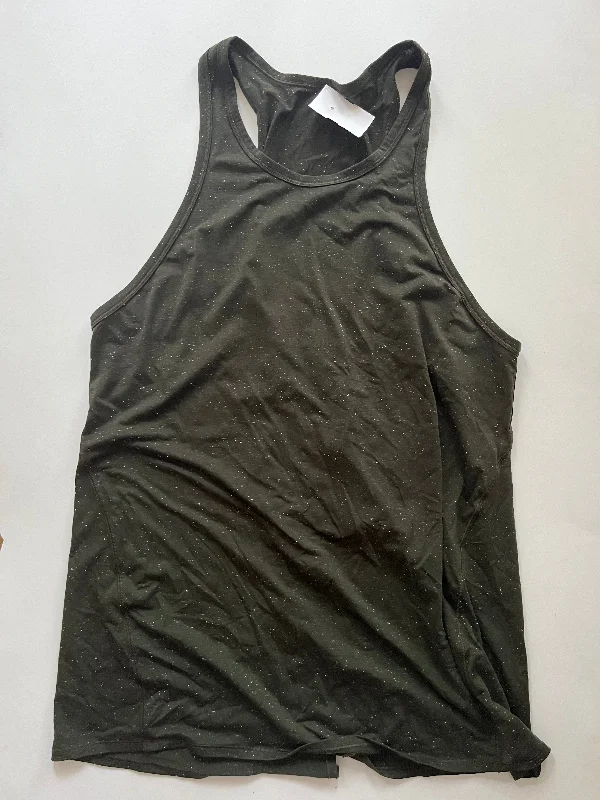 Best Yoga Tops for Comfort -Athletic Tank Top By Lululemon In Green, Size: M