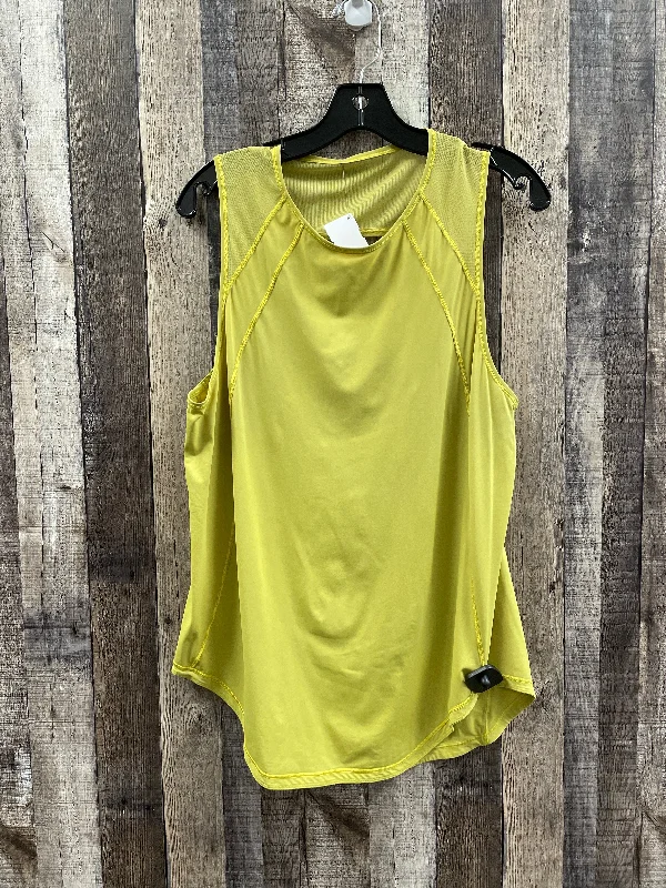 Comfortable Yoga Tops for Hot Yoga -Athletic Tank Top By Lululemon In Green, Size: M
