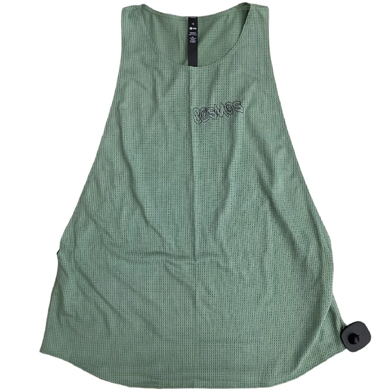 Versatile Yoga Tops for All Types of Yoga -Athletic Tank Top By Lululemon In Green, Size: M