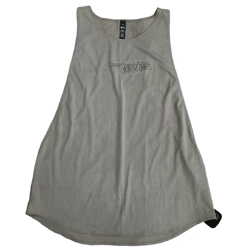 Yoga Tops for Breathability and Comfort -Athletic Tank Top By Lululemon In Green, Size: M