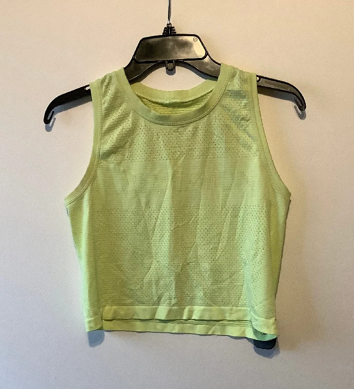 Women's Yoga Tops for Everyday Fitness -Athletic Tank Top By Lululemon In Green, Size: M Women's Yoga Tops for Everyday Fitness -Athletic Tank Top By Lululemon In Green, Size: M