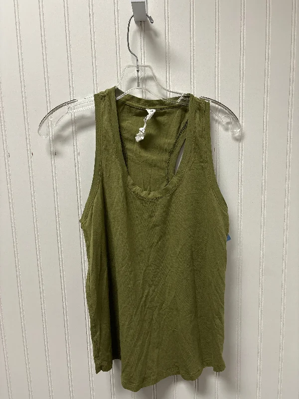 Yoga Tops for Easy Movement and Comfort -Athletic Tank Top By Lululemon In Green, Size: S Yoga Tops for Easy Movement and Comfort -Athletic Tank Top By Lululemon In Green, Size: S