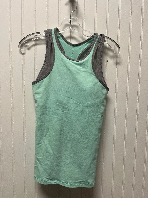 Yoga Tops for High Support and Comfort -Athletic Tank Top By Lululemon In Green, Size: S Yoga Tops for High Support and Comfort -Athletic Tank Top By Lululemon In Green, Size: S