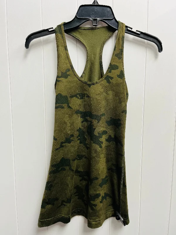 Yoga Tops for Flexibility and Recovery -Athletic Tank Top By Lululemon In Green, Size: S Yoga Tops for Flexibility and Recovery -Athletic Tank Top By Lululemon In Green, Size: S