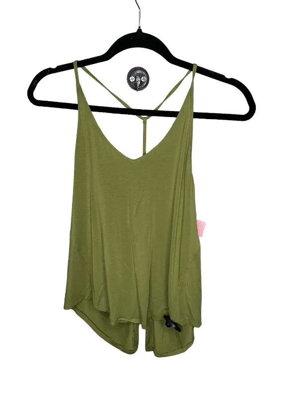 Yoga Tops with Moisture-Wicking Fabric -Athletic Tank Top By Lululemon In Green, Size: S