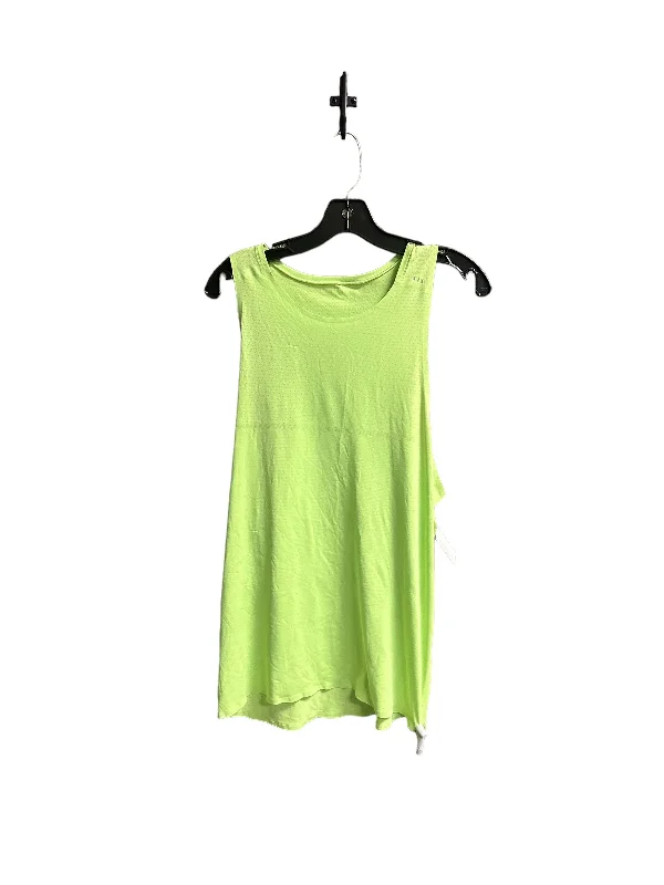 Yoga Tops for Light Yoga Practice -Athletic Tank Top By Lululemon In Green, Size: Xl