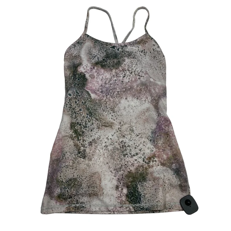 Women's Yoga Tops with Performance Features -Athletic Tank Top By Lululemon In Grey & Purple, Size: S