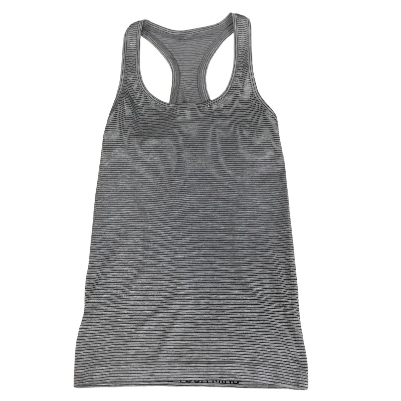 Yoga Tops for Flexibility and Relaxation -Athletic Tank Top By Lululemon In Grey, Size: 2 Yoga Tops for Flexibility and Relaxation -Athletic Tank Top By Lululemon In Grey, Size: 2