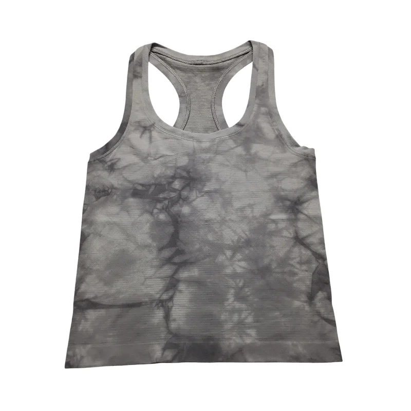Yoga Tops for Stretching and Poses -Athletic Tank Top By Lululemon In Grey, Size: 2