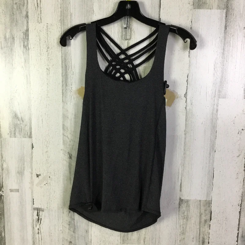 Yoga Tops for Better Support and Stretch -Athletic Tank Top By Lululemon In Grey, Size: 2 Yoga Tops for Better Support and Stretch -Athletic Tank Top By Lululemon In Grey, Size: 2
