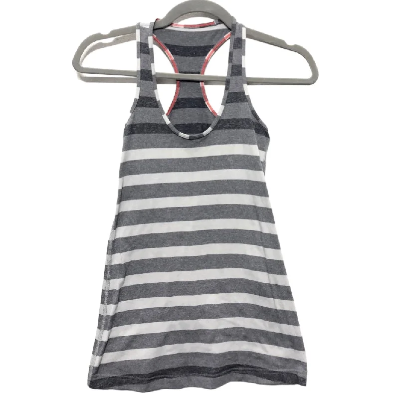 Women's Yoga Tops for All Seasons -Athletic Tank Top By Lululemon In Grey, Size: 2