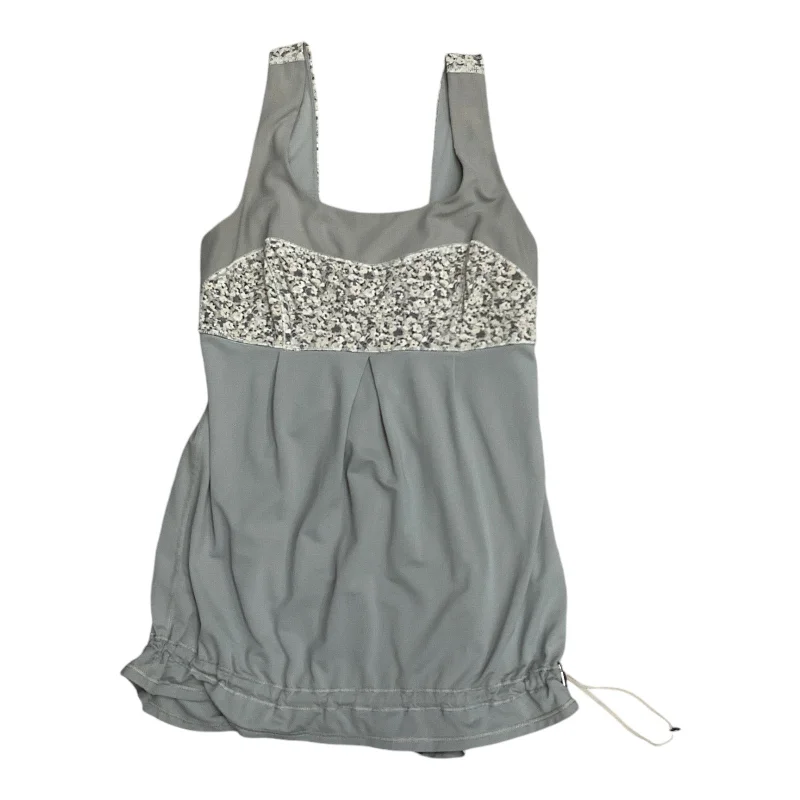 Yoga Tops for Flexibility and Recovery -Athletic Tank Top By Lululemon In Grey, Size: 4