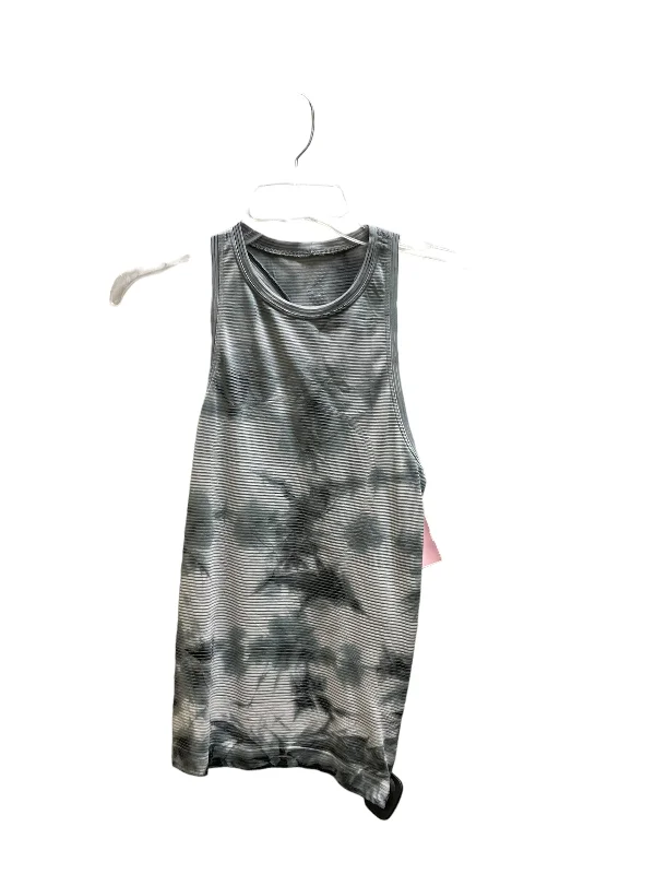 Stylish and Breathable Yoga Tops -Athletic Tank Top By Lululemon In Grey, Size: 4