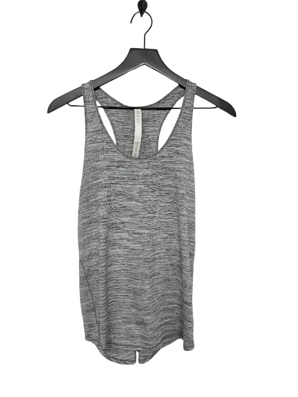 Women's Yoga Tops for All Seasons -Athletic Tank Top By Lululemon In Grey, Size: 4