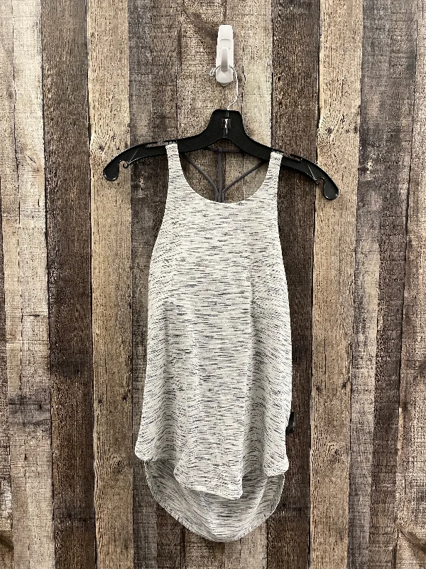 Yoga Tops for Hot Yoga Poses -Athletic Tank Top By Lululemon In Grey, Size: 4