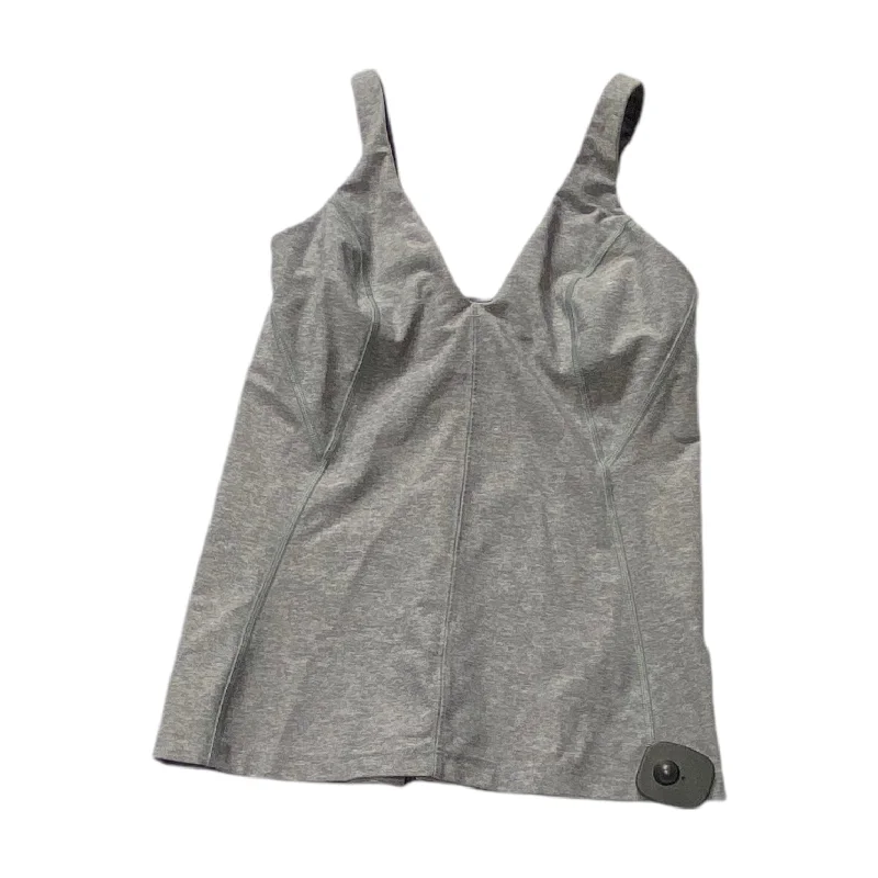 Yoga Tops for Comfort and Mobility -Athletic Tank Top By Lululemon In Grey, Size: 6