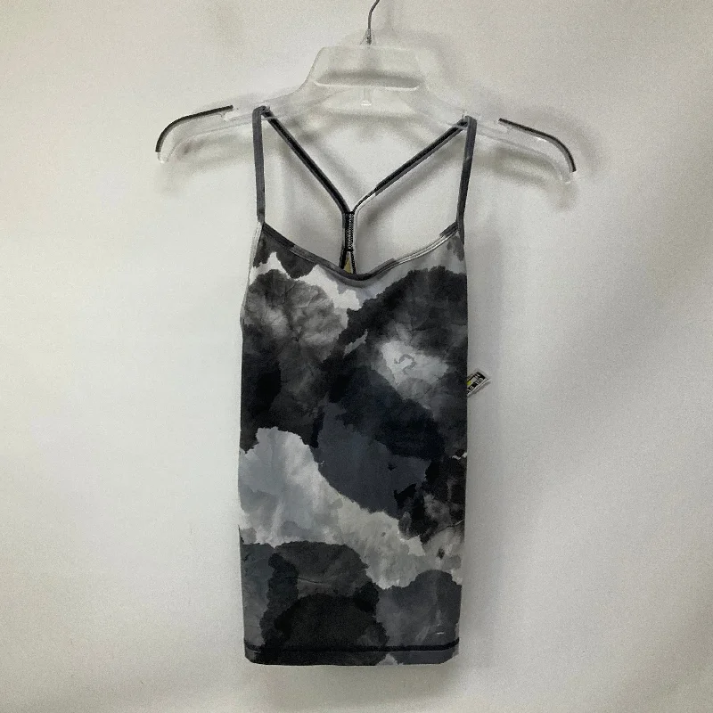 High Neck Yoga Tops for Comfort -Athletic Tank Top By Lululemon In Grey, Size: 6