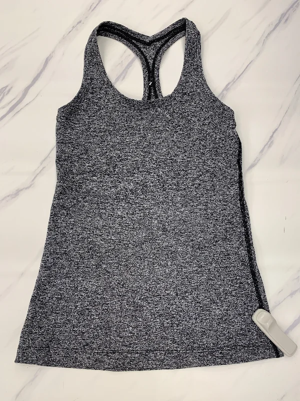 Comfortable Yoga Tops for Every Workout -Athletic Tank Top By Lululemon In Grey, Size: 6