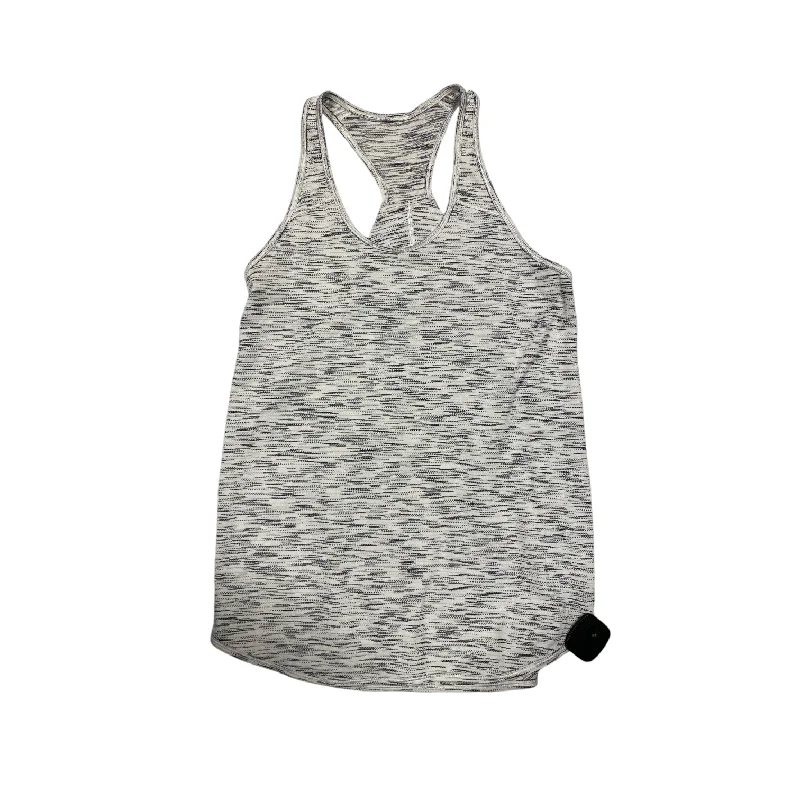 Performance Yoga Tops for Flexibility -Athletic Tank Top By Lululemon In Grey, Size: 8 Performance Yoga Tops for Flexibility -Athletic Tank Top By Lululemon In Grey, Size: 8