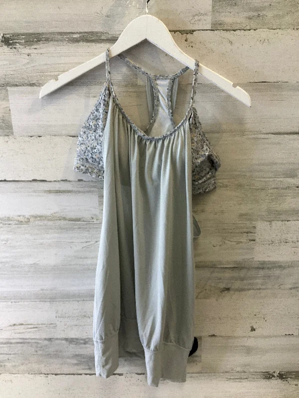 Performance Yoga Tops for Relaxation -Athletic Tank Top By Lululemon In Grey, Size: 8 Performance Yoga Tops for Relaxation -Athletic Tank Top By Lululemon In Grey, Size: 8