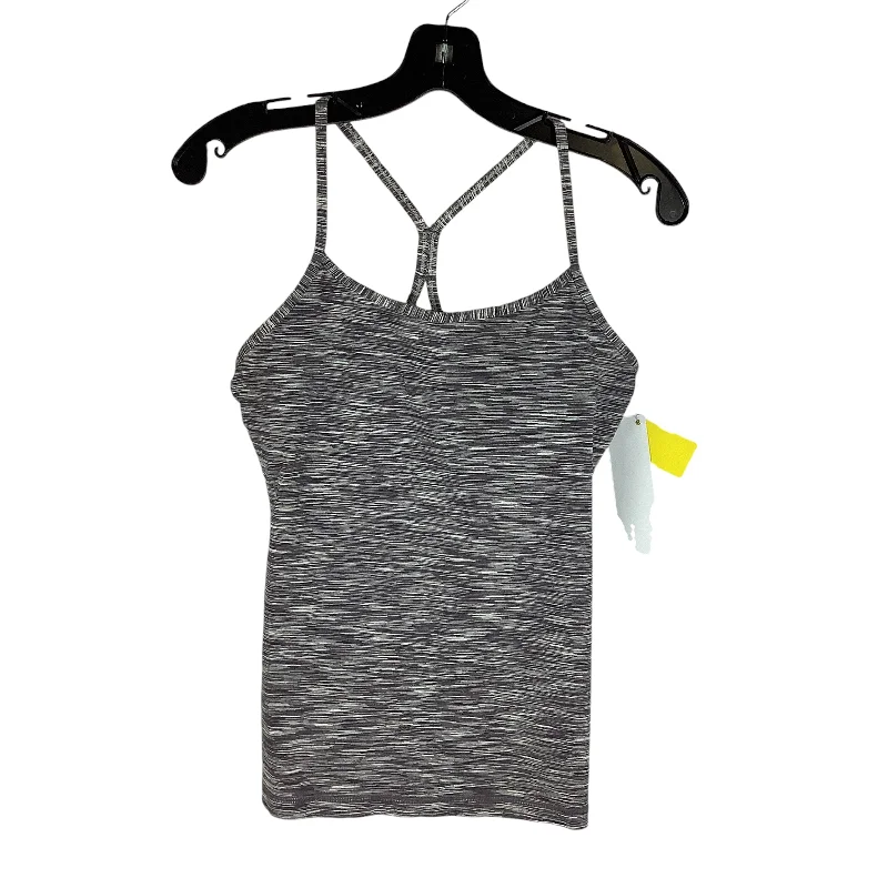 Women's Yoga Tops for Stretching and Yoga Poses -Athletic Tank Top By Lululemon In Grey, Size: 8 Women's Yoga Tops for Stretching and Yoga Poses -Athletic Tank Top By Lululemon In Grey, Size: 8