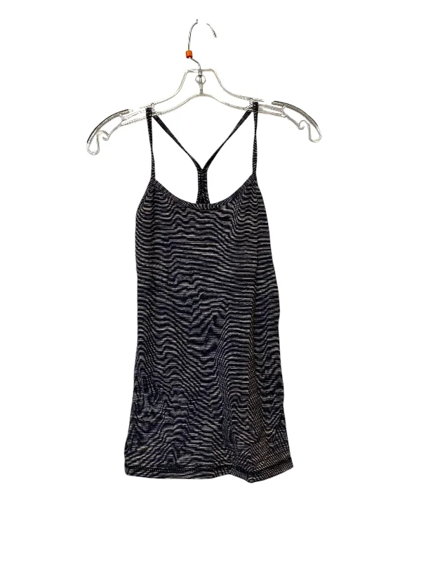 Women's Yoga Tops with Full Coverage -Athletic Tank Top By Lululemon In Grey, Size: 8