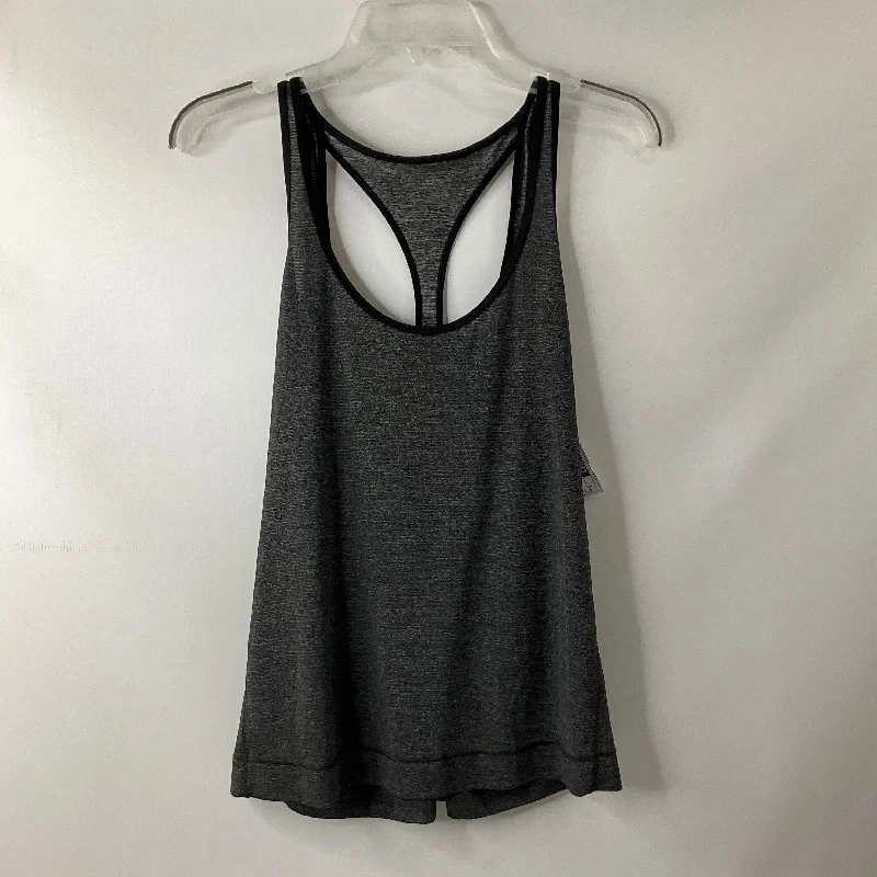 Yoga Tops for Hot Yoga Poses -Athletic Tank Top By Lululemon In Grey, Size: 8