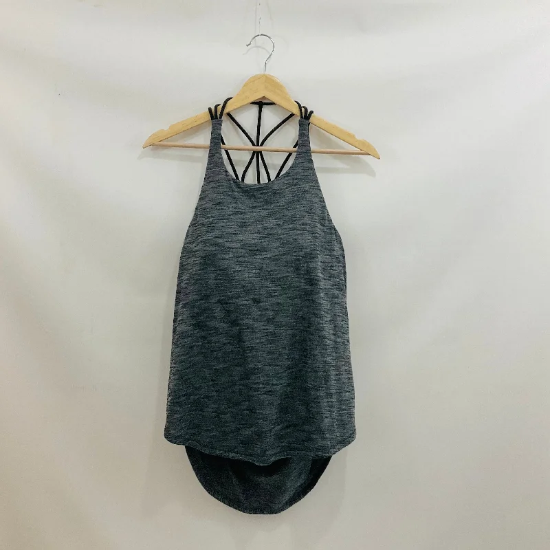 Yoga Tops for All-Day Wear -Athletic Tank Top By Lululemon In Grey, Size: 8