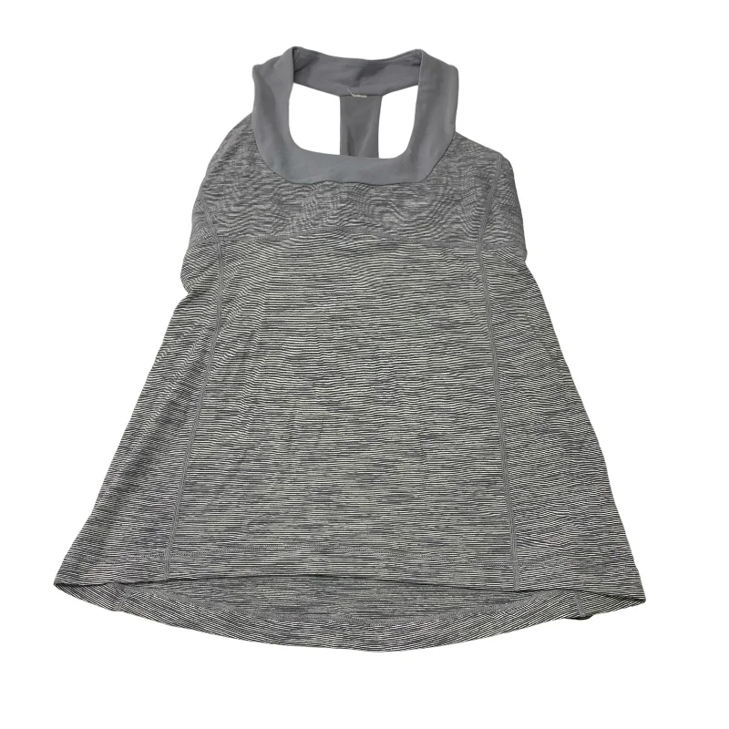 Yoga Tops for High Support and Comfort -Athletic Tank Top By Lululemon In Grey, Size: L