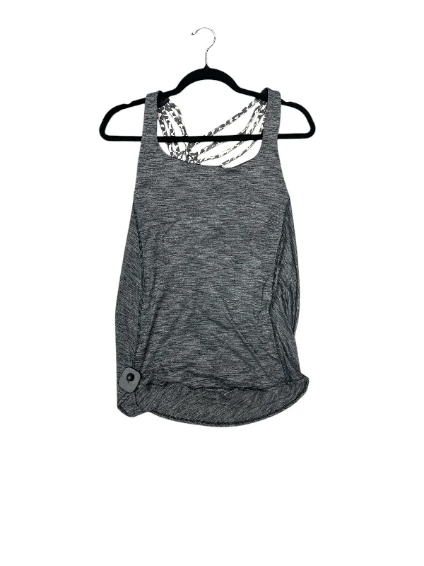 Women's Yoga Tops for Powerful Stretching -Athletic Tank Top By Lululemon In Grey, Size: M Women's Yoga Tops for Powerful Stretching -Athletic Tank Top By Lululemon In Grey, Size: M