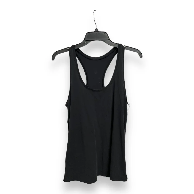 Yoga Tops with Built-In Support Bra -Athletic Tank Top By Lululemon In Grey, Size: M