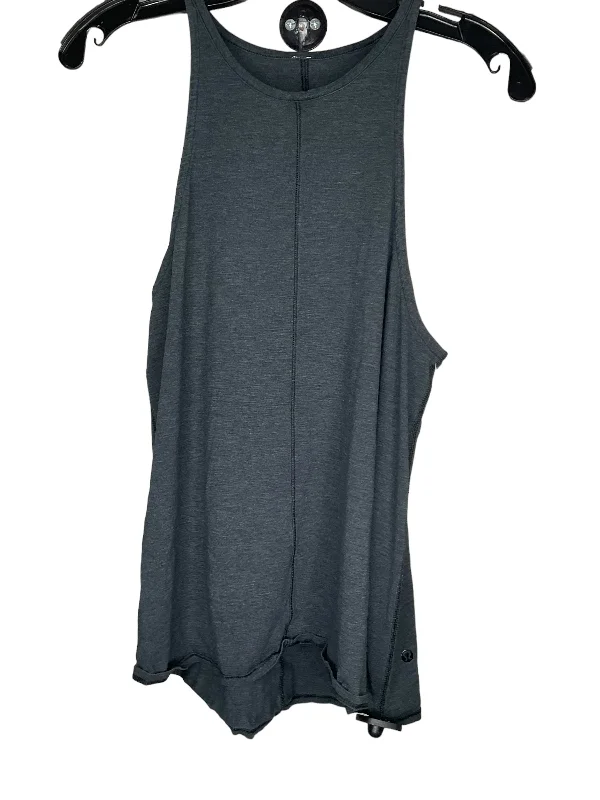 High-Waisted Yoga Tops -Athletic Tank Top By Lululemon In Grey, Size: M