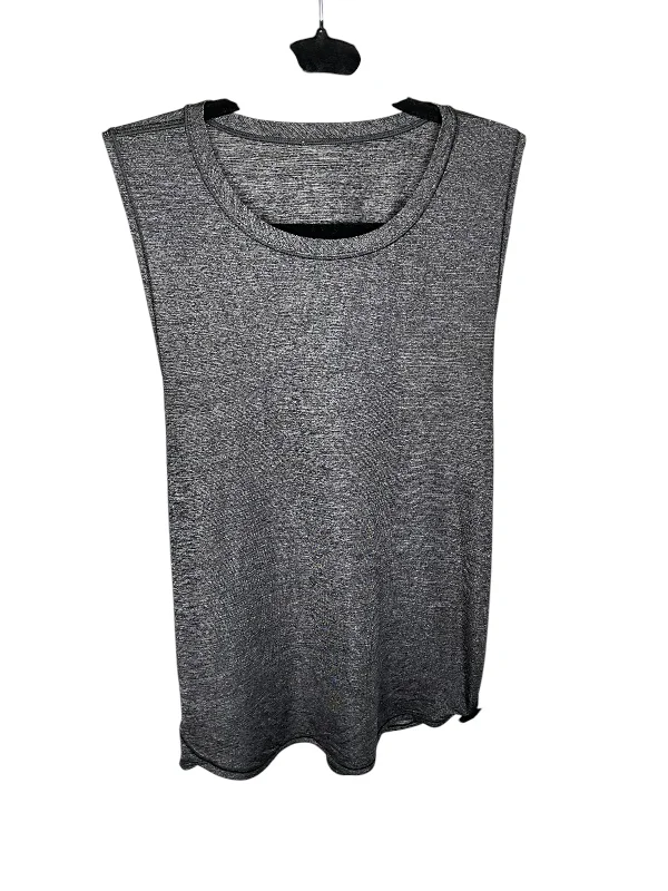 Cool Yoga Tops for Hot Weather -Athletic Tank Top By Lululemon In Grey, Size: M