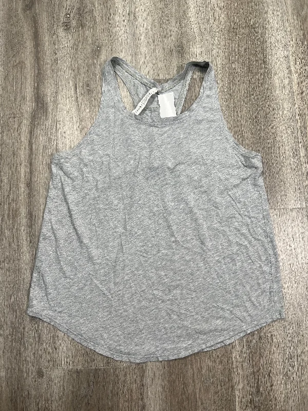 Women's Yoga Tops with High Coverage -Athletic Tank Top By Lululemon In Grey, Size: M