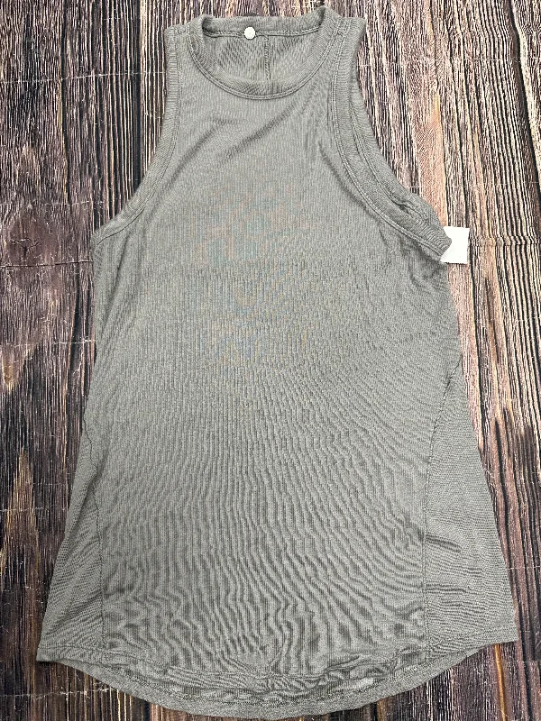 Yoga Tops with Relaxed Fit for Movement -Athletic Tank Top By Lululemon In Grey, Size: S Yoga Tops with Relaxed Fit for Movement -Athletic Tank Top By Lululemon In Grey, Size: S