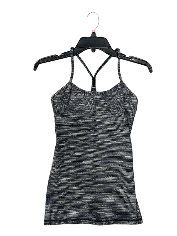 Women's Yoga Tops for Soft Comfort -Athletic Tank Top By Lululemon In Grey, Size: S