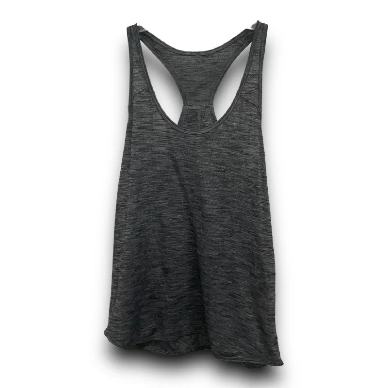 Yoga Tops for Supportive Fit and Flexibility -Athletic Tank Top By Lululemon In Grey, Size: S
