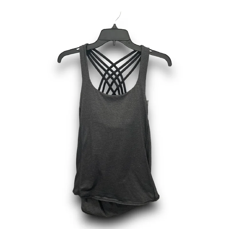 Women's Yoga Tops for Flexibility in Practice -Athletic Tank Top By Lululemon In Grey, Size: S