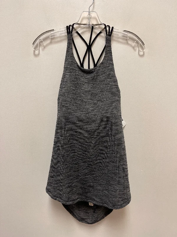 Yoga Tops with Flexible Fit -Athletic Tank Top By Lululemon In Grey, Size: S
