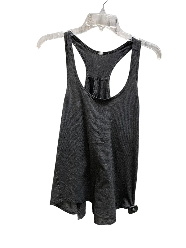 Yoga Tops for Breathability and Comfort -Athletic Tank Top By Lululemon In Grey, Size: S